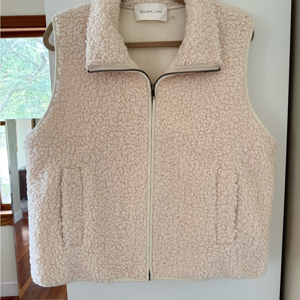 Boutique Sherpa  Zip-Up Vest